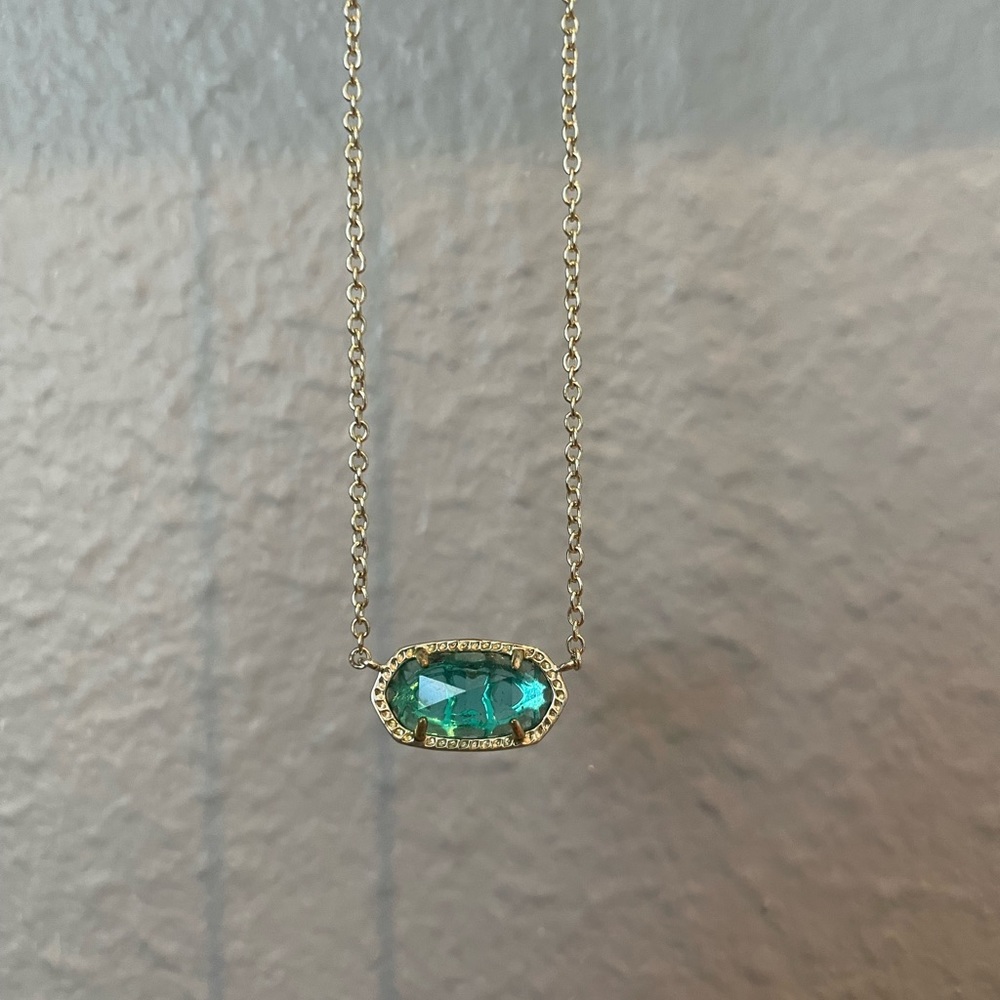 Elisa Pendant Necklace in London Blue